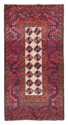 Baluch tapijt - 158 x 82 cm - licht rood