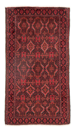 Loper Baluch tapijt - 182 x 101 cm - rood