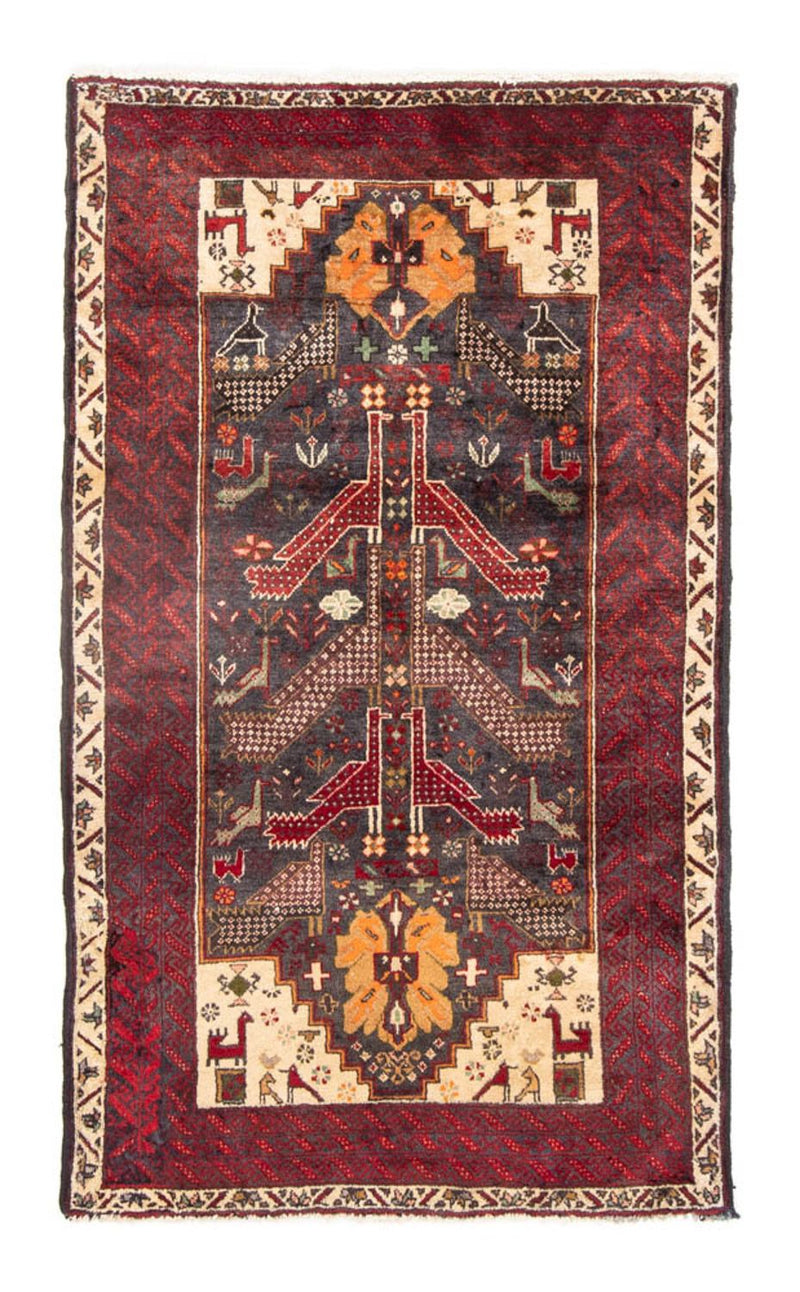 Loper Baluch tapijt - 175 x 97 cm - rood