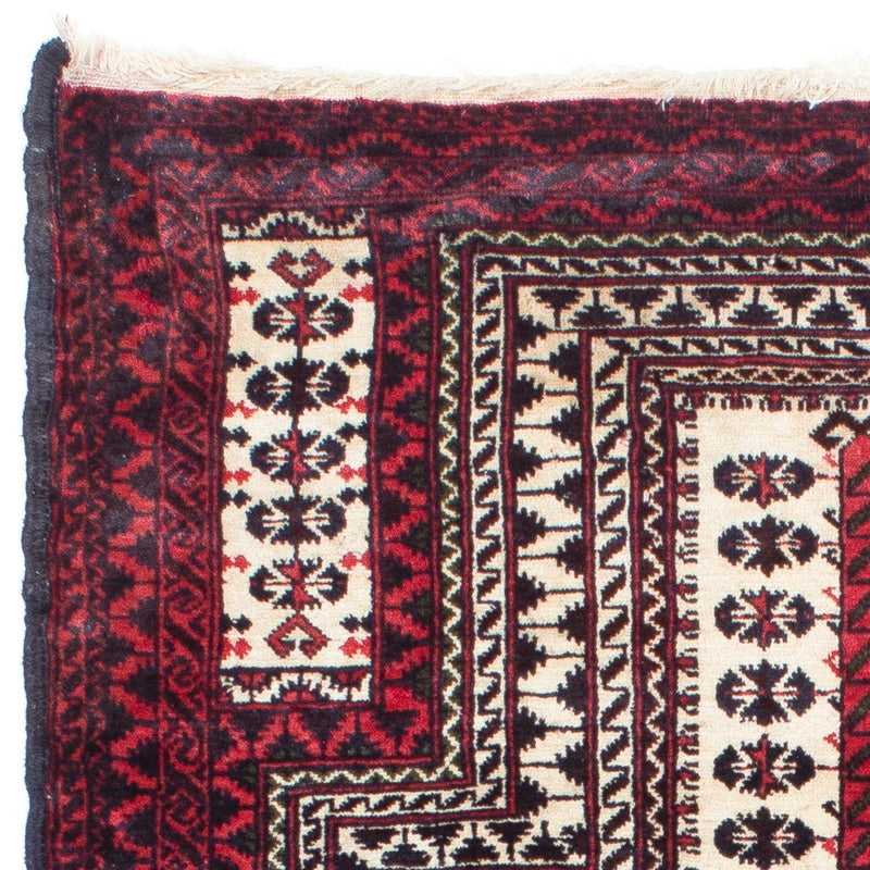 Baluch tapijt - 121 x 99 cm - beige