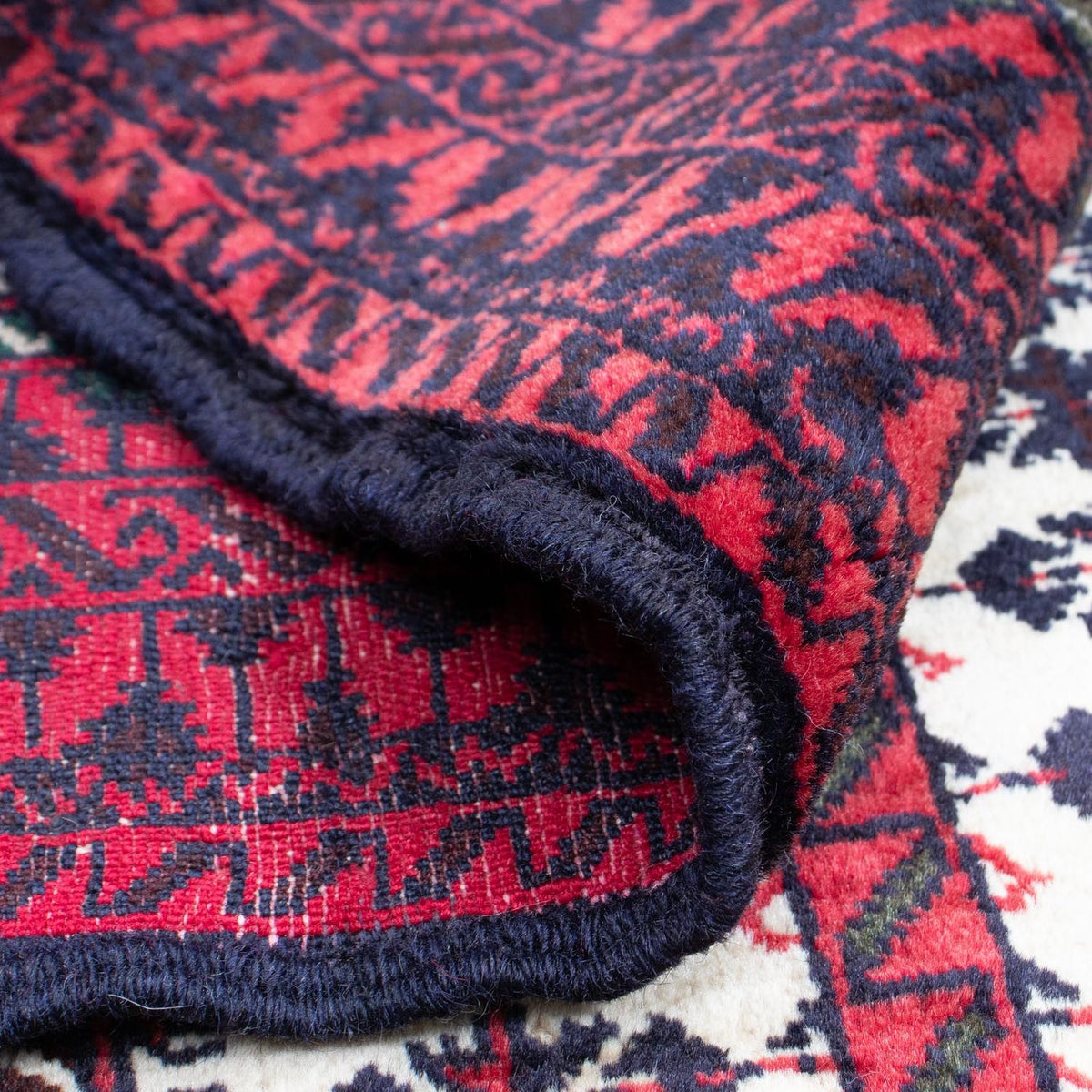 Baluch tapijt - 121 x 99 cm - beige