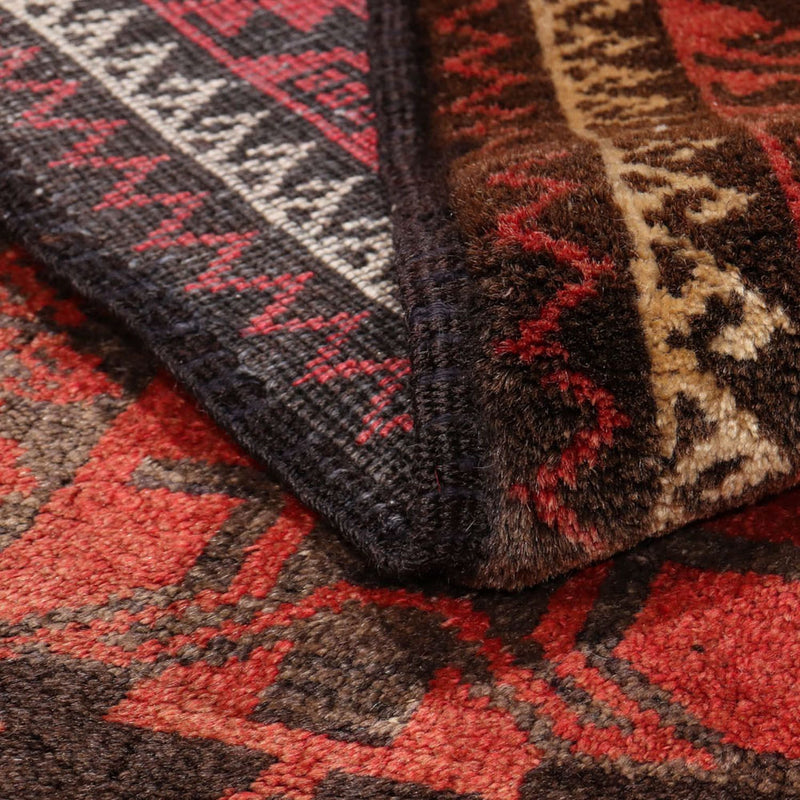 Loper Baluch tapijt - 225 x 123 cm - licht rood