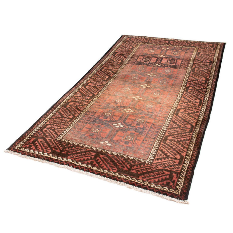 Loper Baluch tapijt - 225 x 123 cm - licht rood