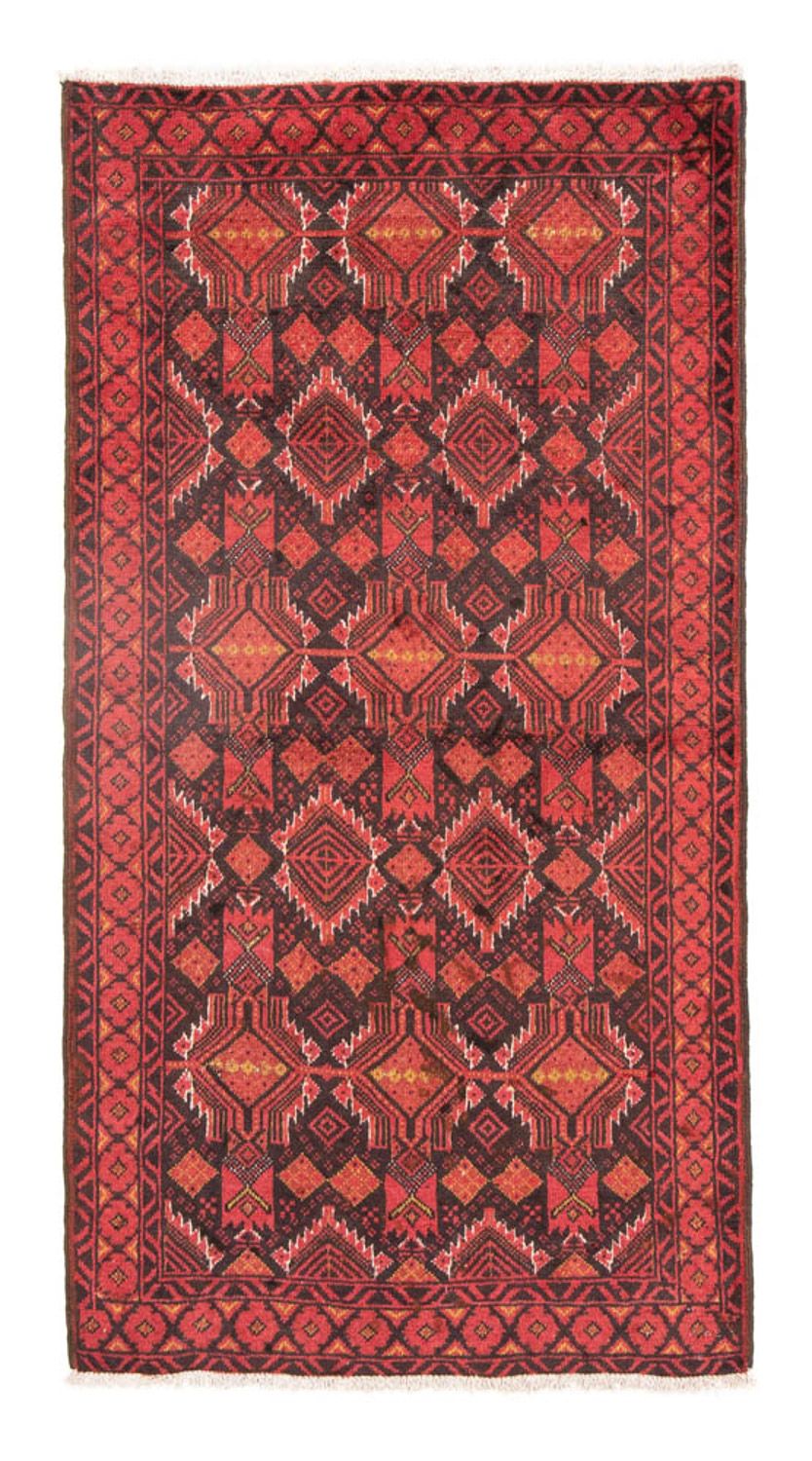 Loper Baluch tapijt - 190 x 104 cm - rood