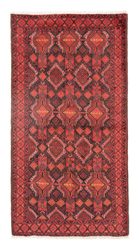 Loper Baluch tapijt - 190 x 104 cm - rood