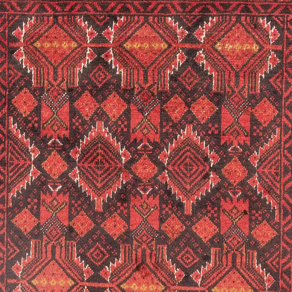 Loper Baluch tapijt - 190 x 104 cm - rood