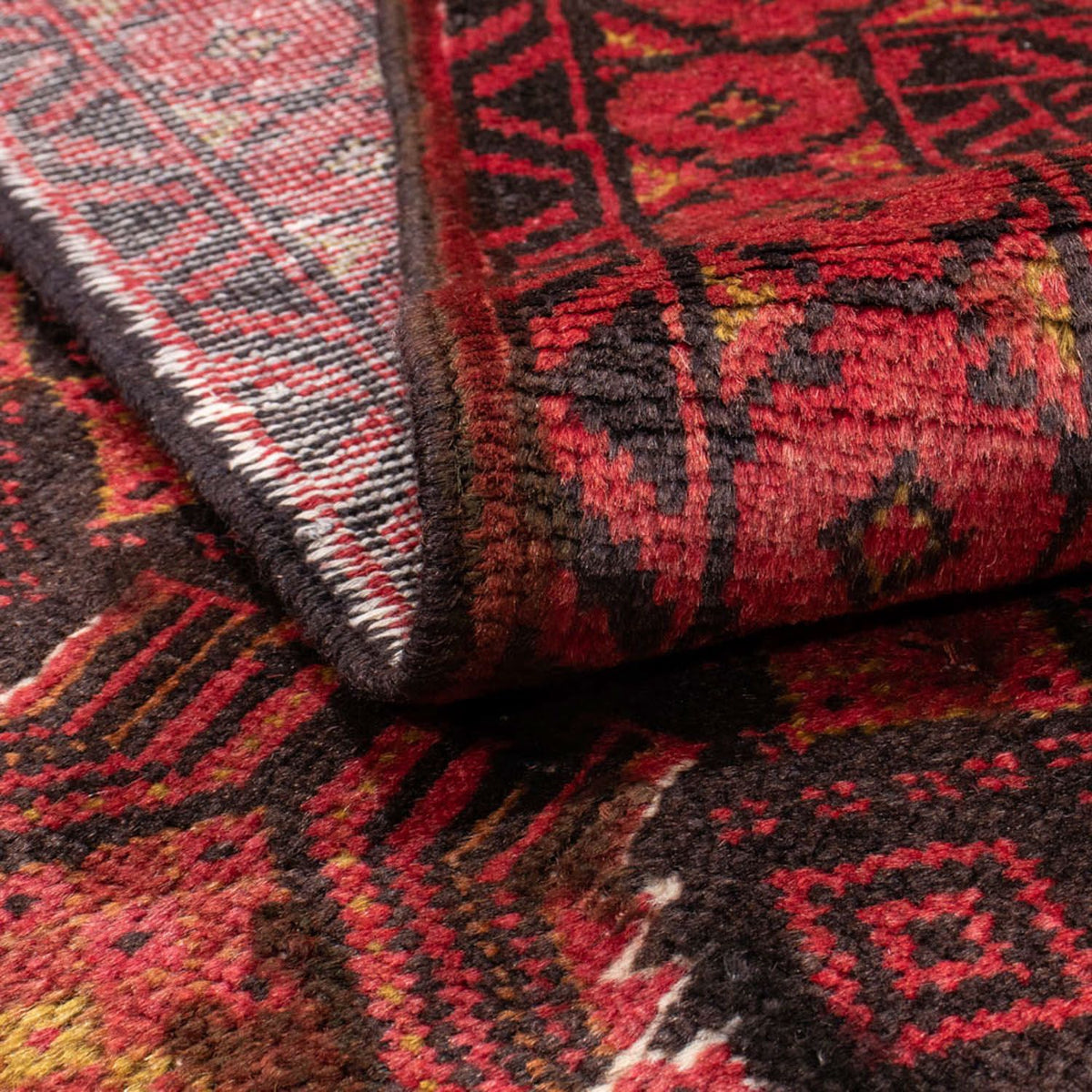 Loper Baluch tapijt - 190 x 104 cm - rood