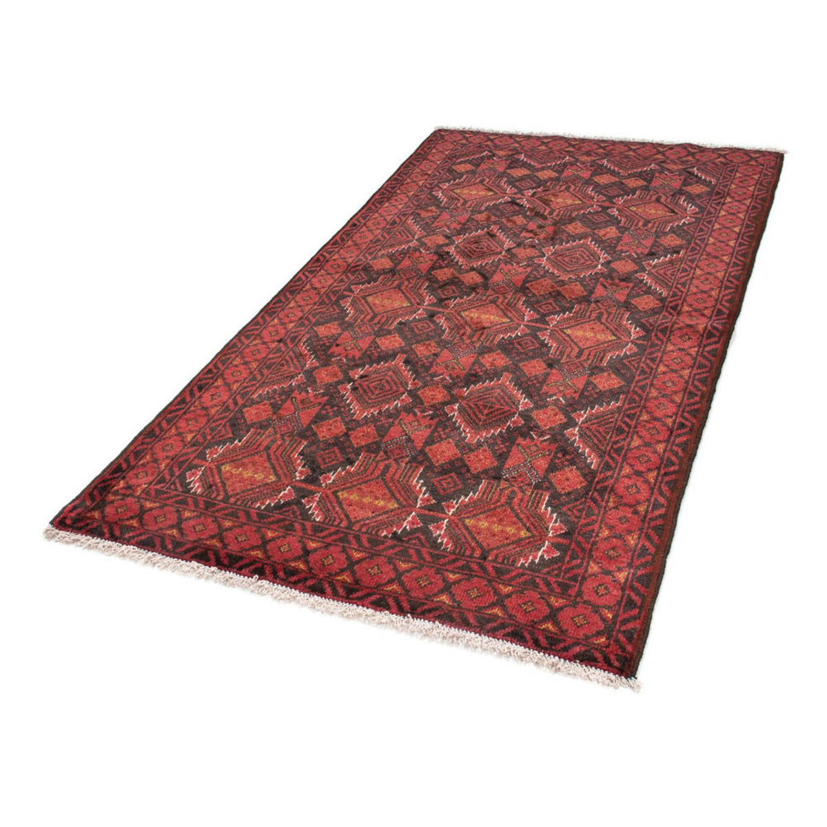 Loper Baluch tapijt - 190 x 104 cm - rood