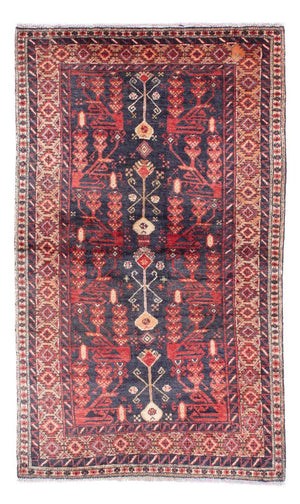 Baluch tapijt - 150 x 85 cm - donkerblauw