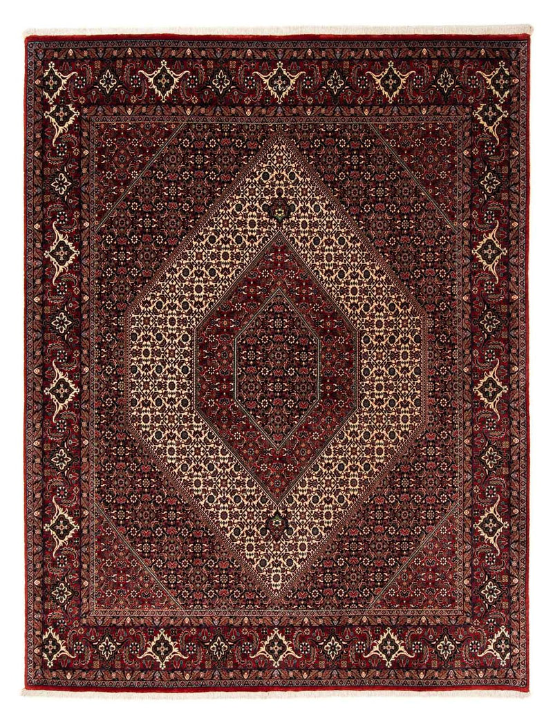 Perzisch tapijt - Bijar - 248 x 202 cm - donkerrood
