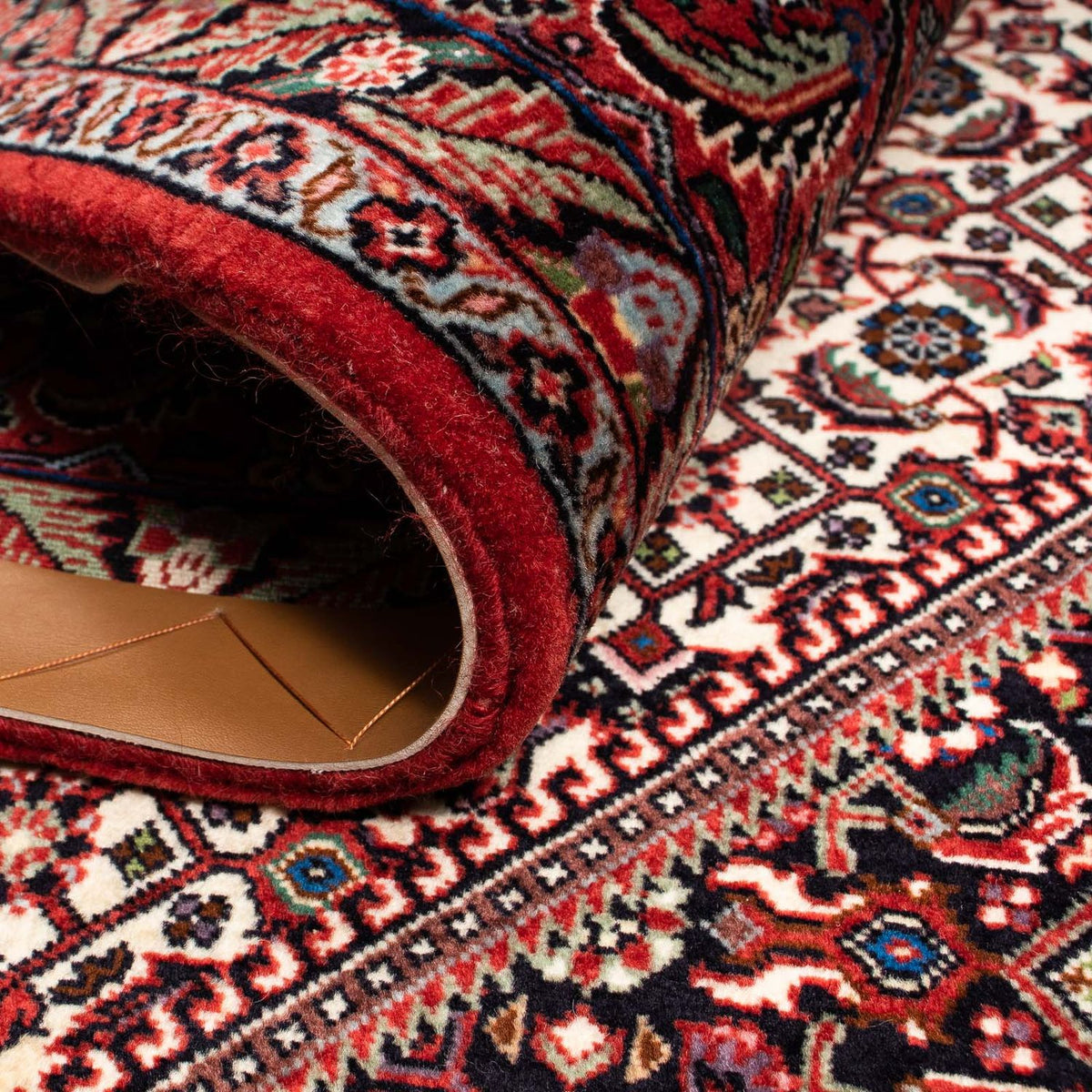 Perzisch tapijt - Bijar - 248 x 202 cm - donkerrood