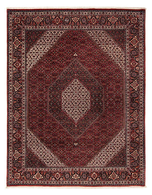 Perzisch tapijt - Bijar - 258 x 202 cm - donkerrood