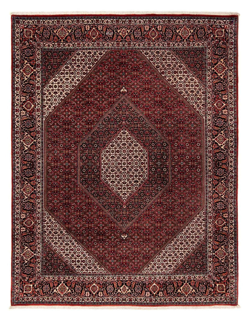 Perzisch tapijt - Bijar - 258 x 202 cm - donkerrood
