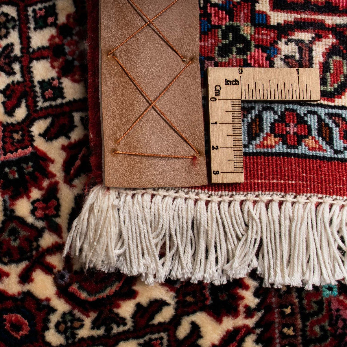 Perzisch tapijt - Bijar - 258 x 202 cm - donkerrood