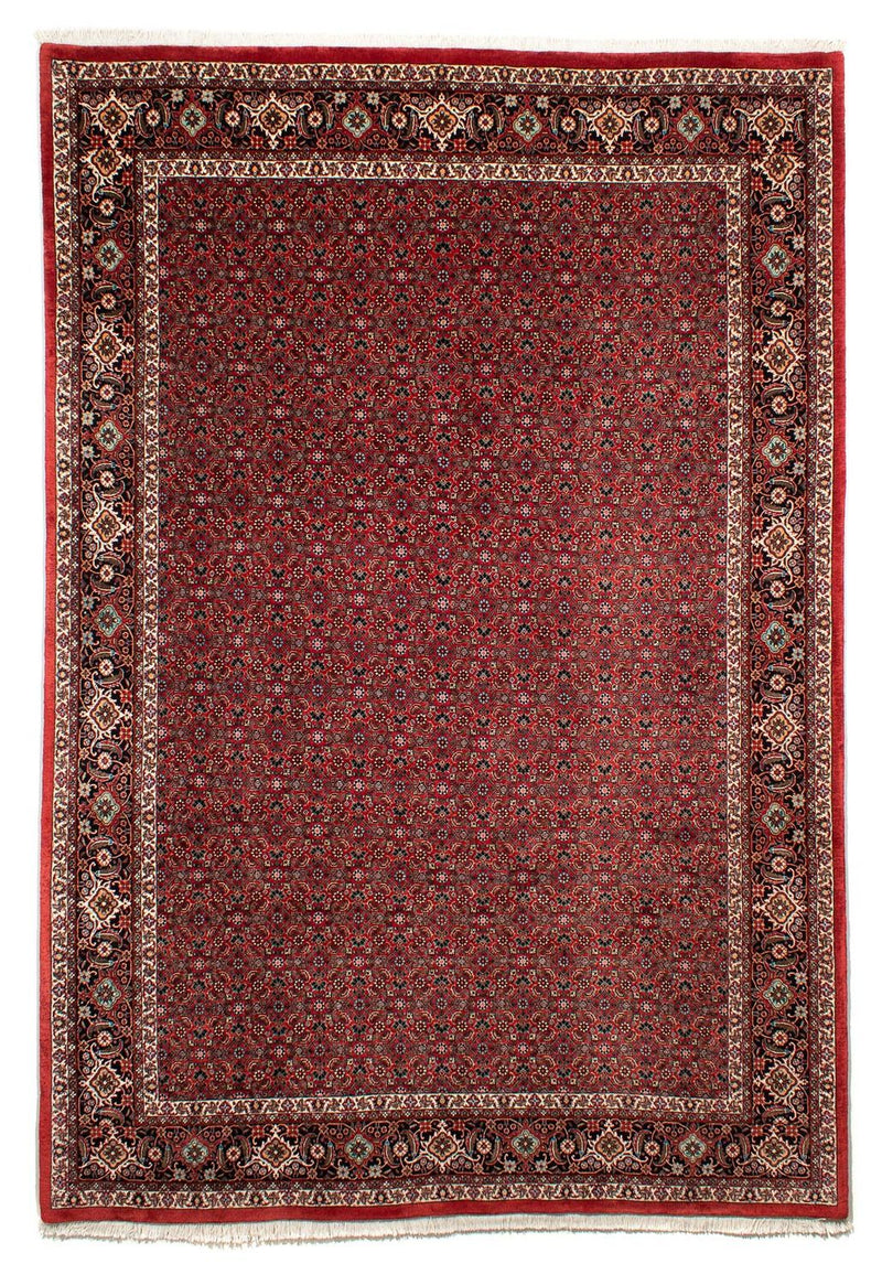 Perzisch tapijt - Bijar - 295 x 203 cm - donkerrood