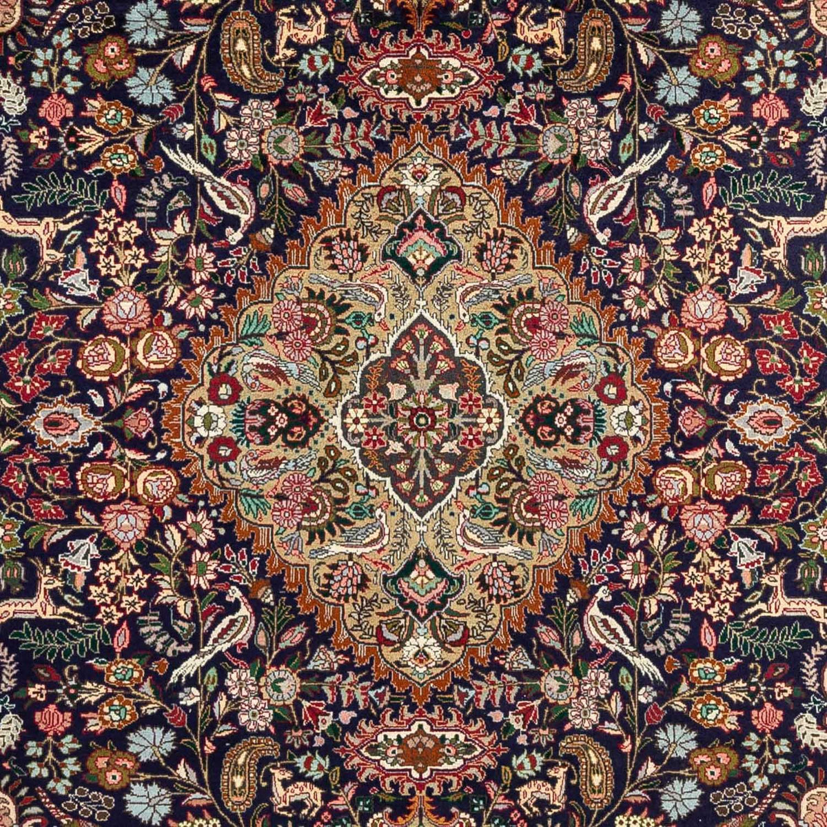 Perzisch tapijt - Tabriz - Royal - 300 x 202 cm - donkerblauw