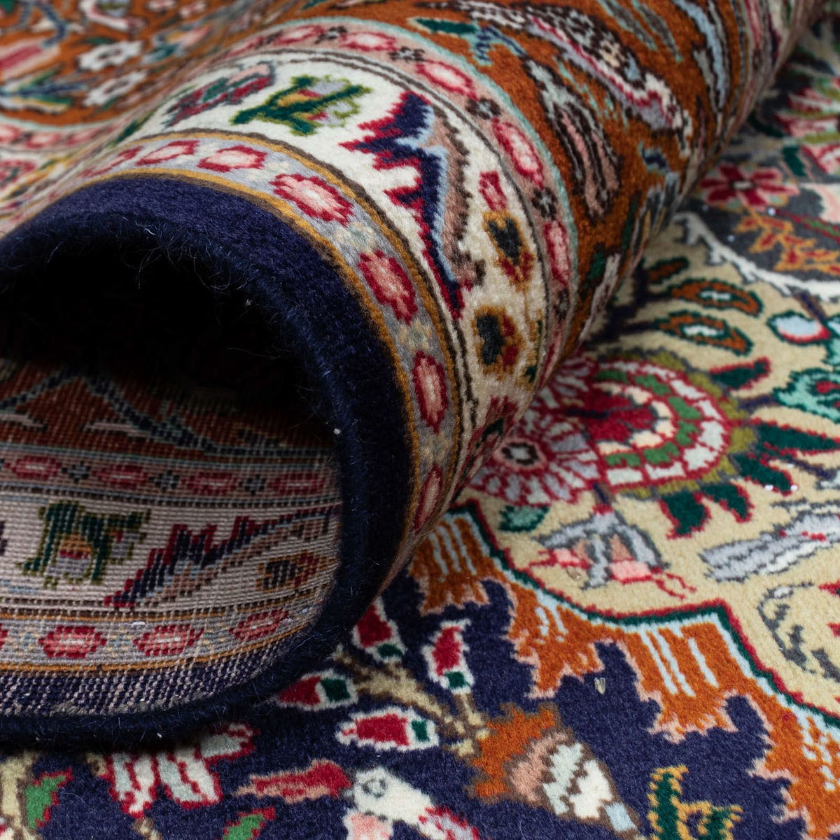 Perzisch tapijt - Tabriz - Royal - 300 x 202 cm - donkerblauw