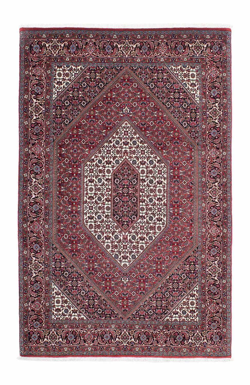 Perzisch tapijt - Bijar - 200 x 130 cm - licht rood