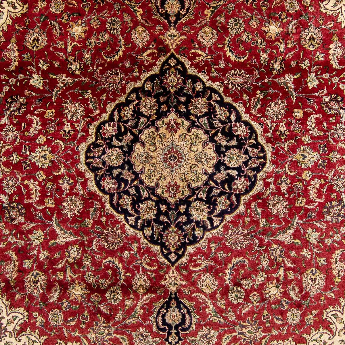 Perzisch tapijt - Tabriz - 380 x 300 cm - donkerrood