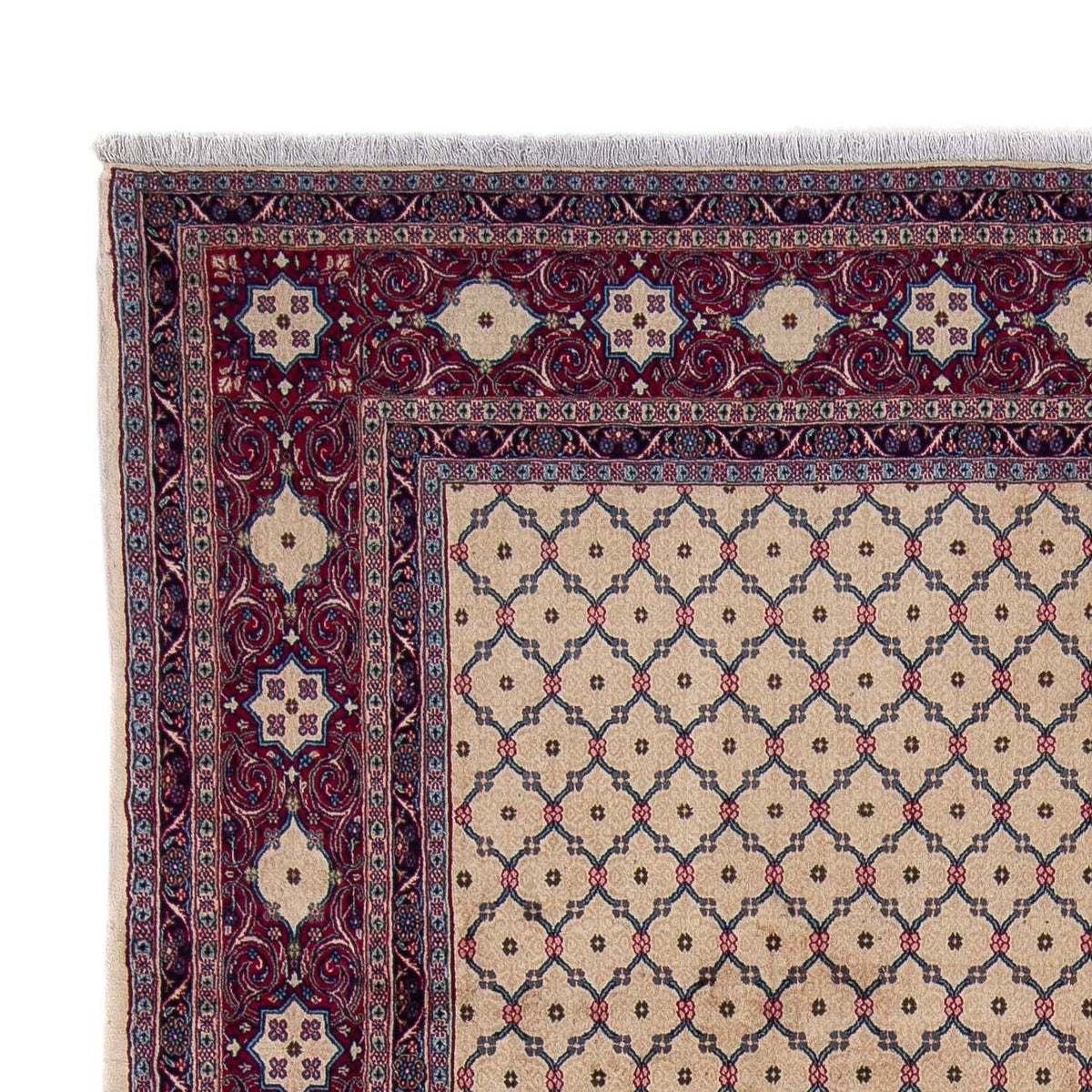 Perzisch tapijt - Tabriz - 346 x 239 cm - beige
