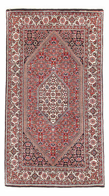 Perzisch tapijt - Bijar - 144 x 81 cm - licht rood