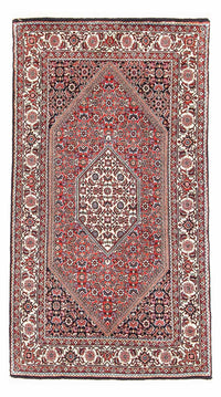 Perzisch tapijt - Bijar - 144 x 81 cm - licht rood