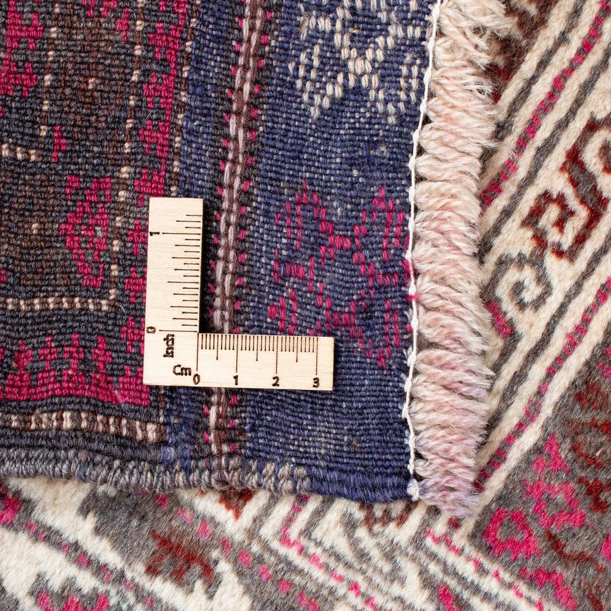 Baluch tapijt - 137 x 100 cm - beige