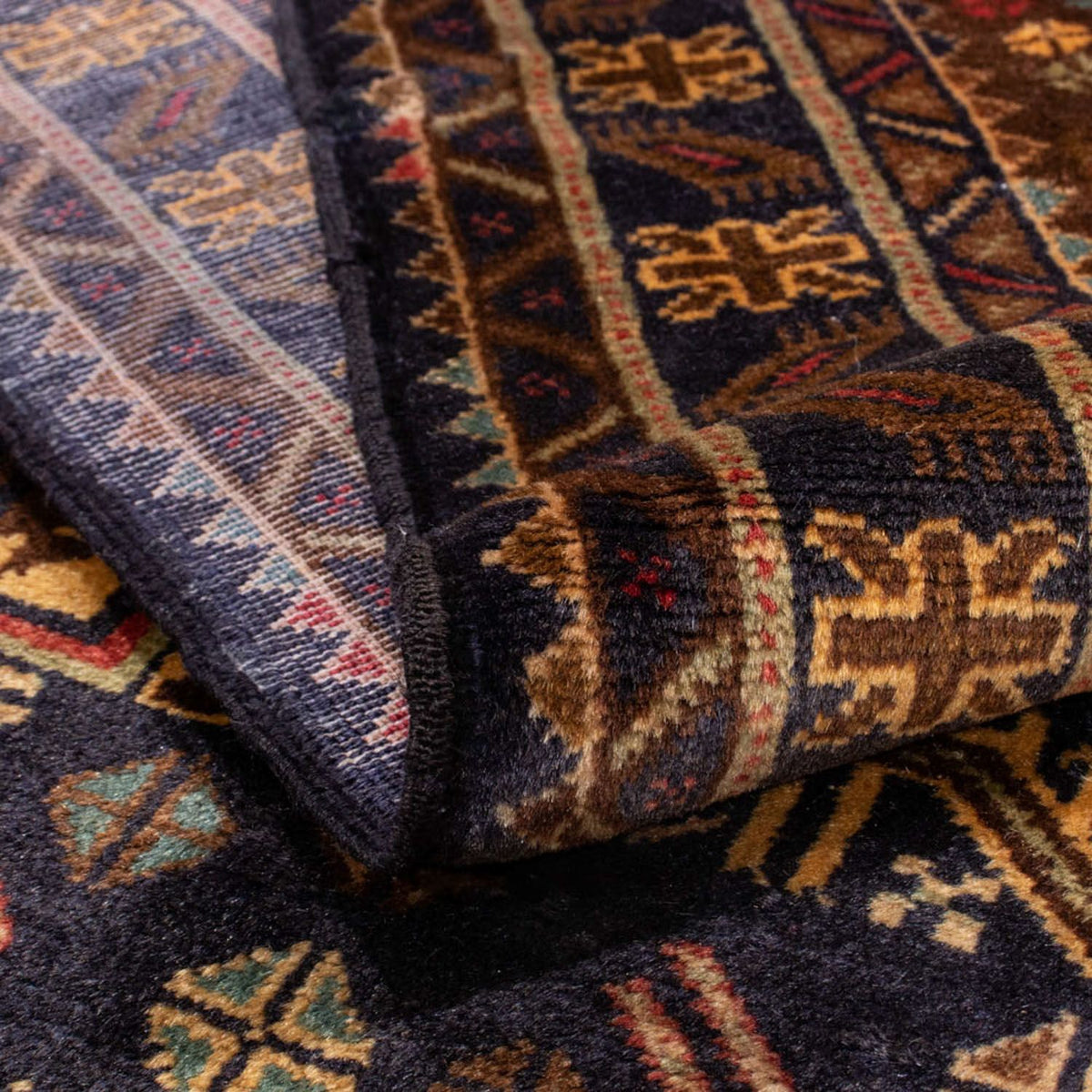 Loper Baluch tapijt - 220 x 109 cm - donkerblauw