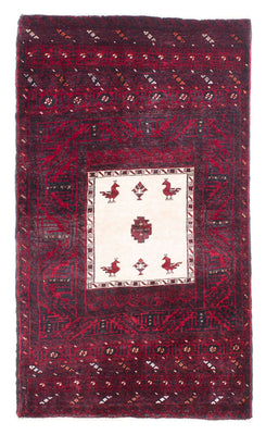 Baluch tapijt - 148 x 92 cm - donkerrood