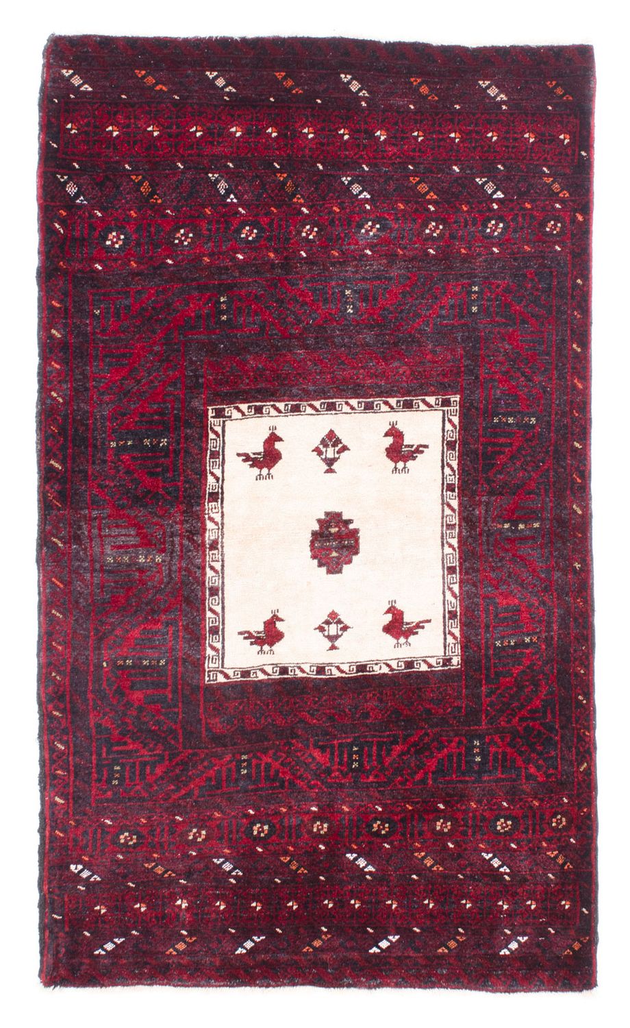Baluch tapijt - 148 x 92 cm - donkerrood