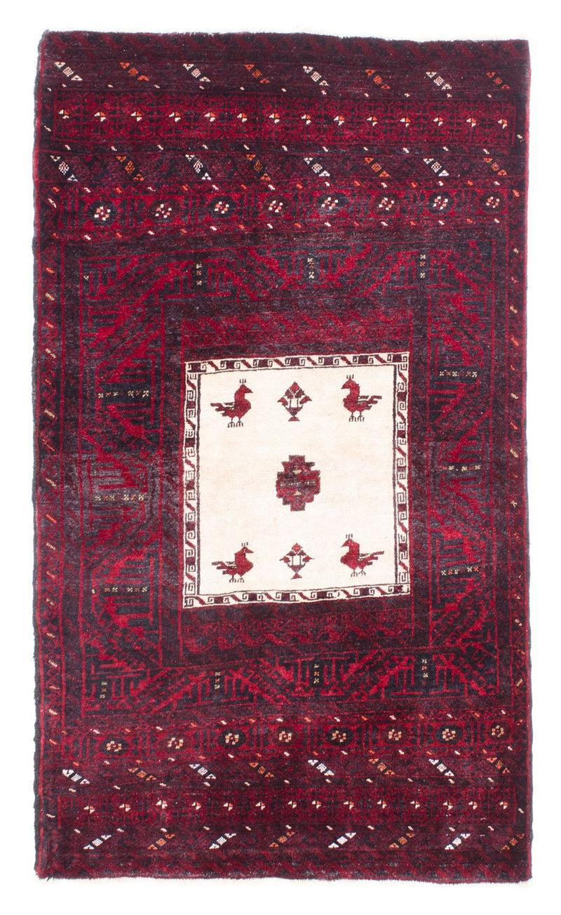 Baluch tapijt - 148 x 92 cm - donkerrood