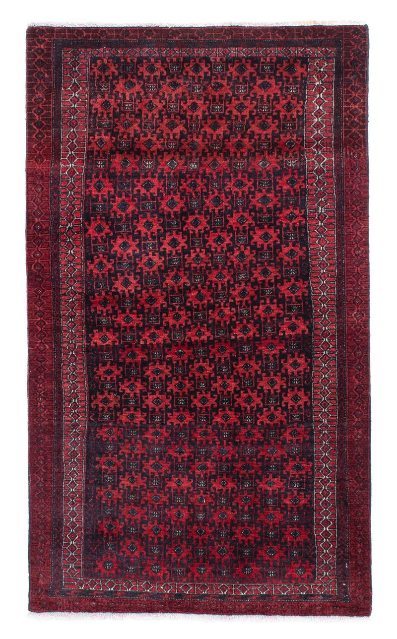 Baluch tapijt - 150 x 89 cm - donkerrood