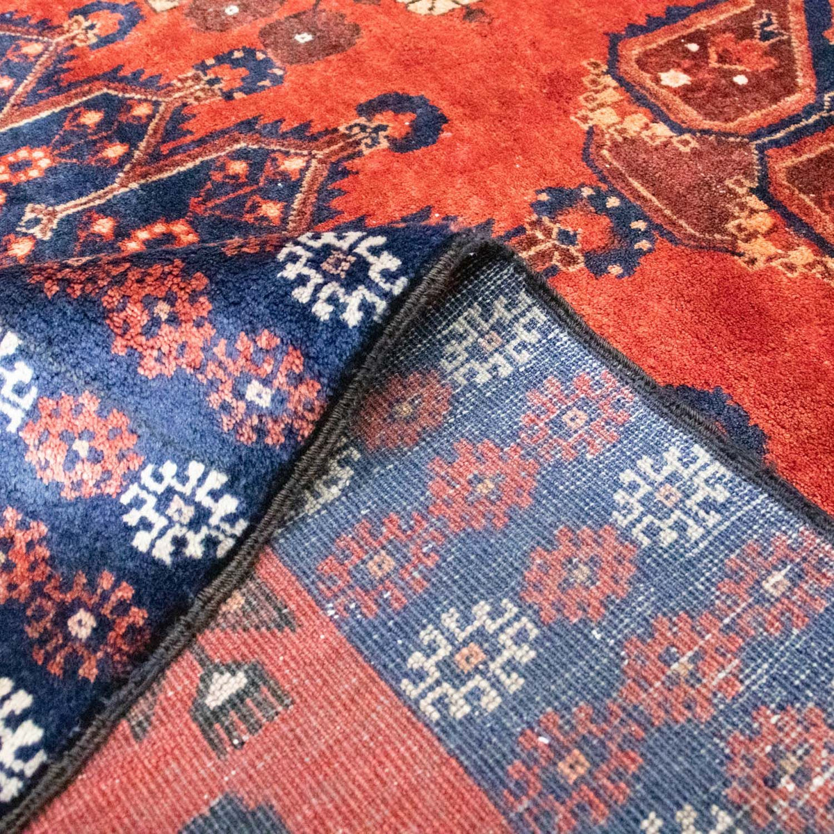 Loper Baluch tapijt - 231 x 123 cm - donkerrood