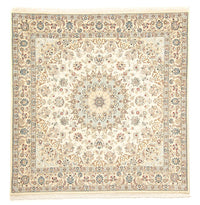 Perzisch tapijt - Nain - Koninklijk vierkant  - 203 x 202 cm - beige