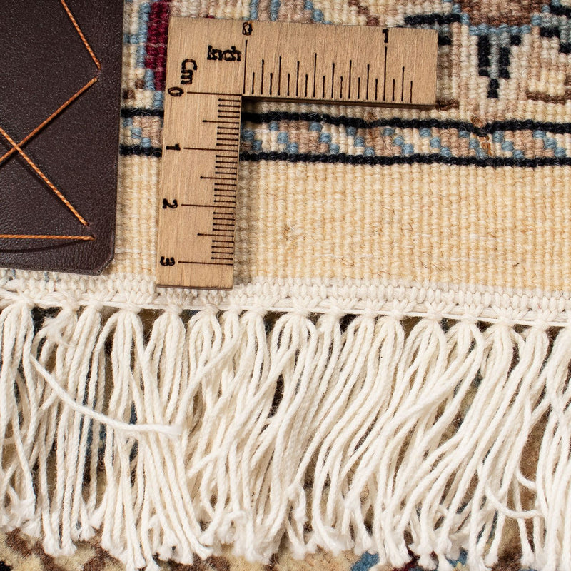 Perzisch tapijt - Nain - Koninklijk vierkant  - 203 x 202 cm - beige