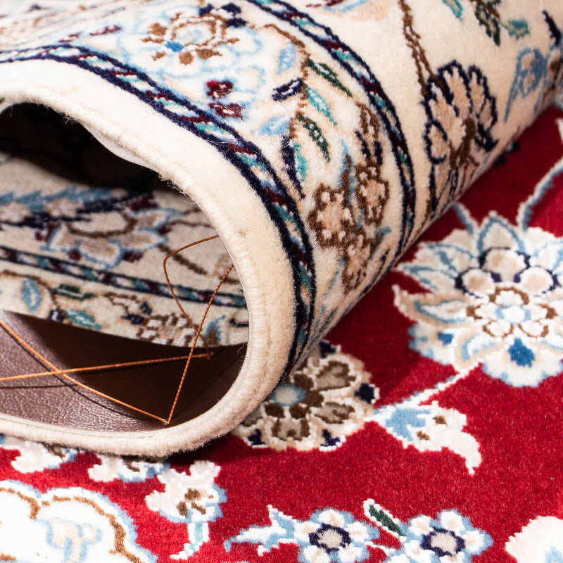 Perzisch tapijt - Nain - Premium - 199 x 157 cm - donkerrood