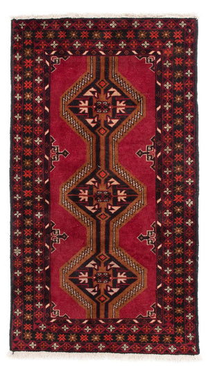 Baluch tapijt - 163 x 85 cm - donkerrood
