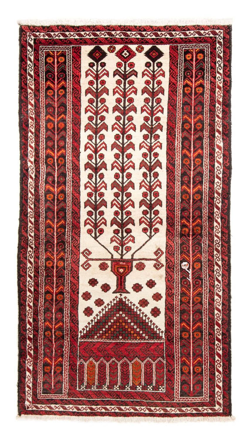Loper Baluch tapijt - 204 x 109 cm - beige