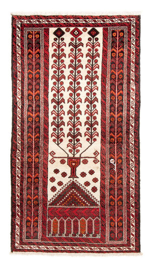 Loper Baluch tapijt - 204 x 109 cm - beige