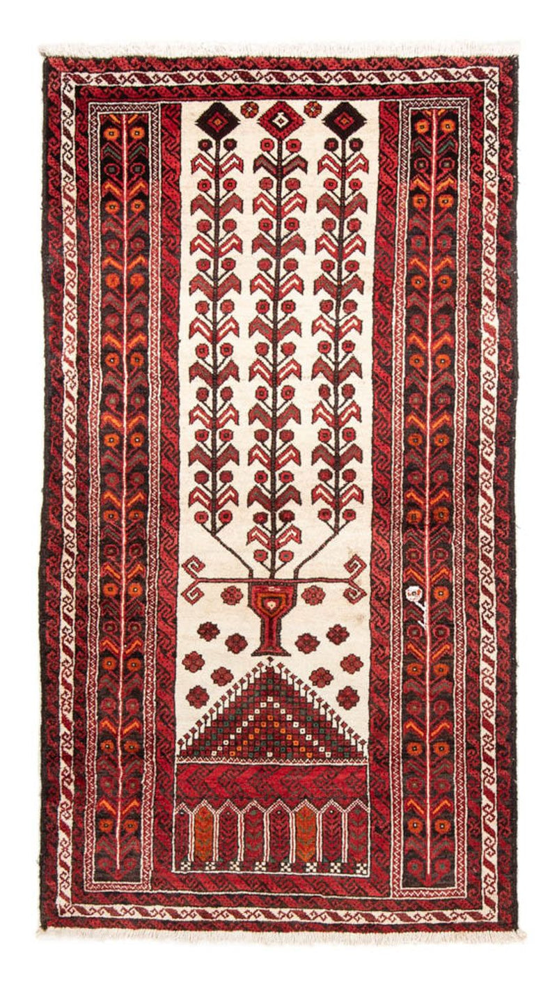 Loper Baluch tapijt - 204 x 109 cm - beige