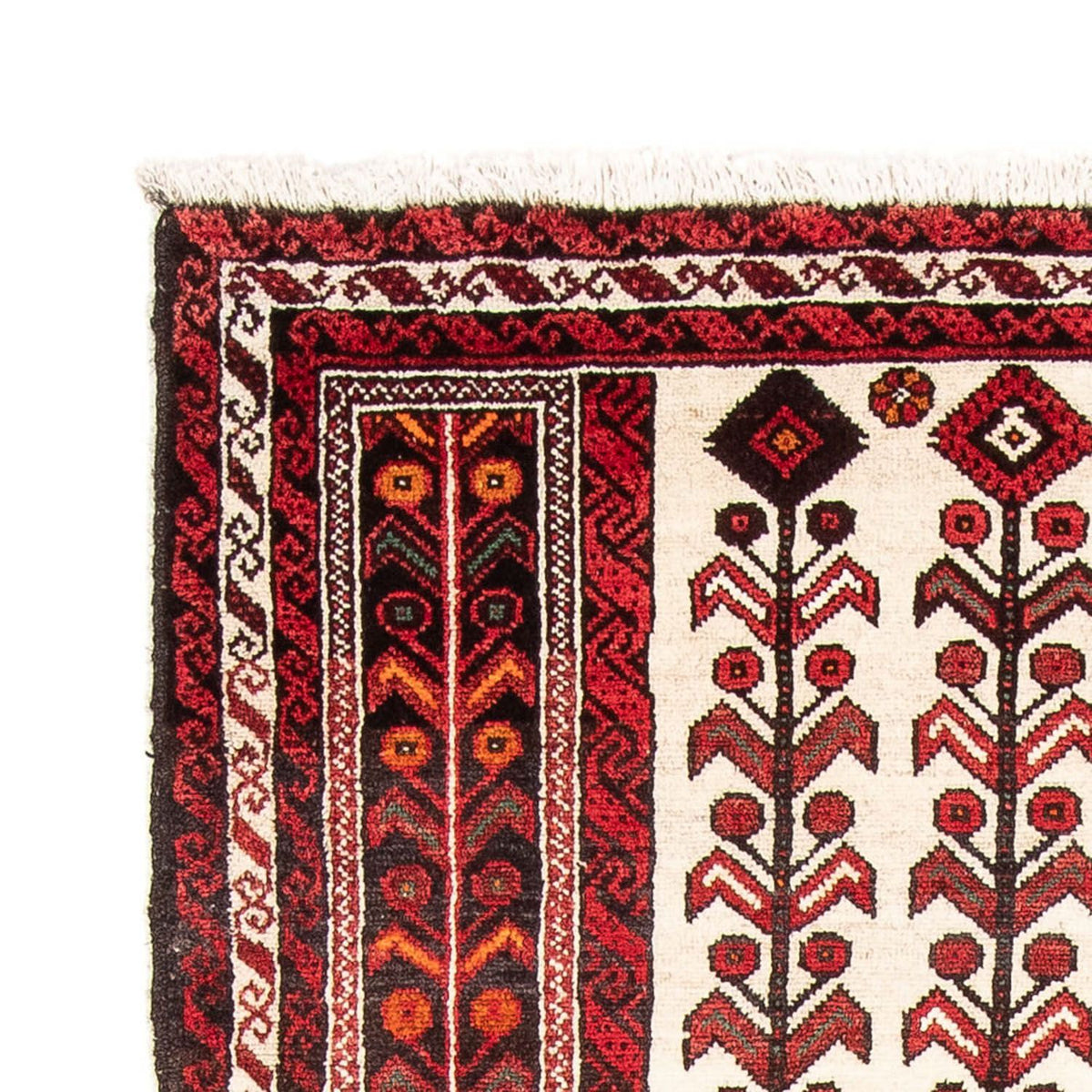 Loper Baluch tapijt - 204 x 109 cm - beige