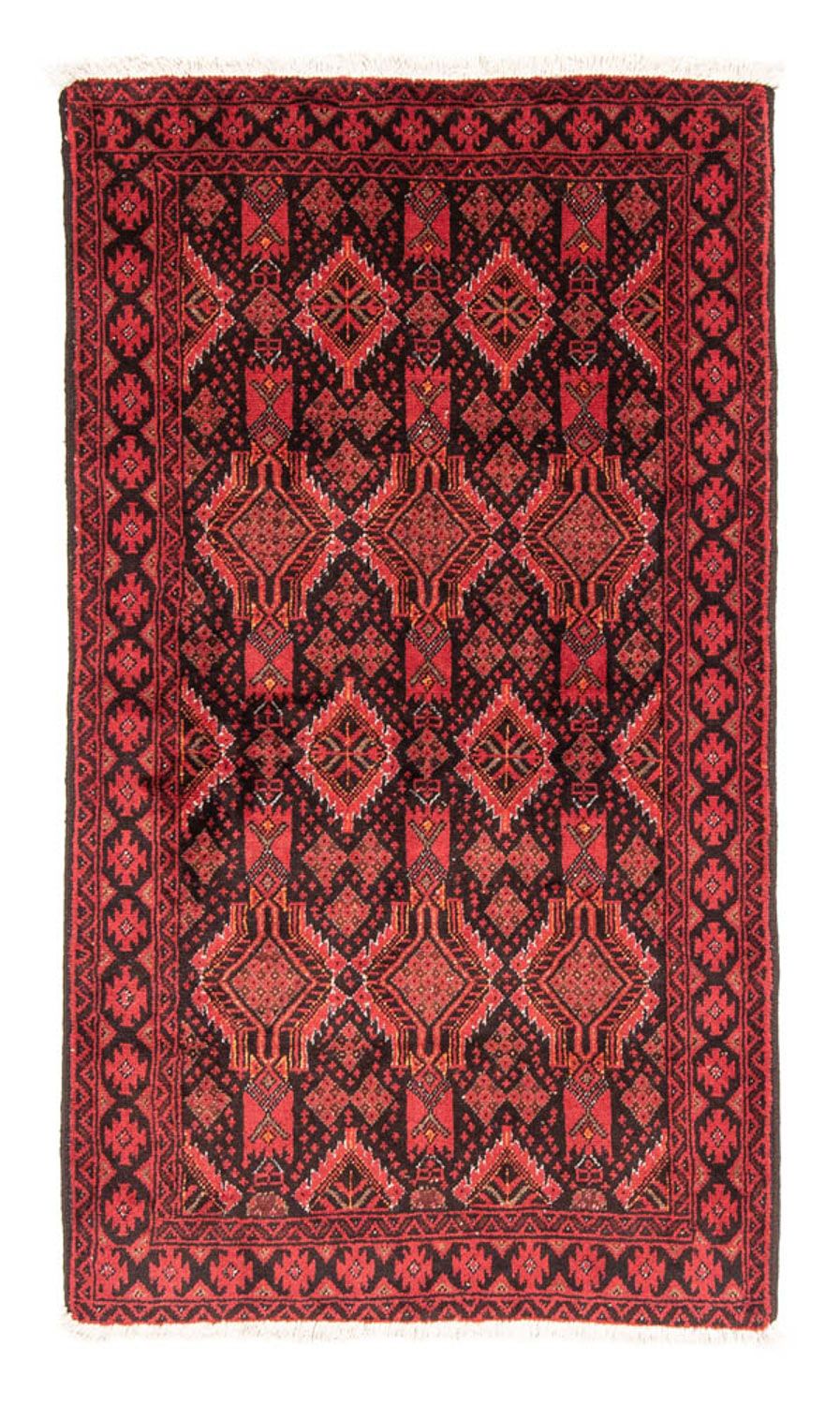 Loper Baluch tapijt - 181 x 102 cm - rood
