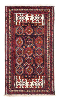 Loper Baluch tapijt - 193 x 101 cm - rood