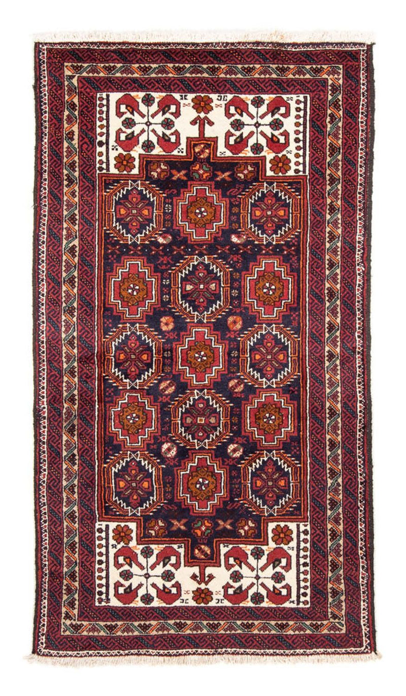 Loper Baluch tapijt - 193 x 101 cm - rood