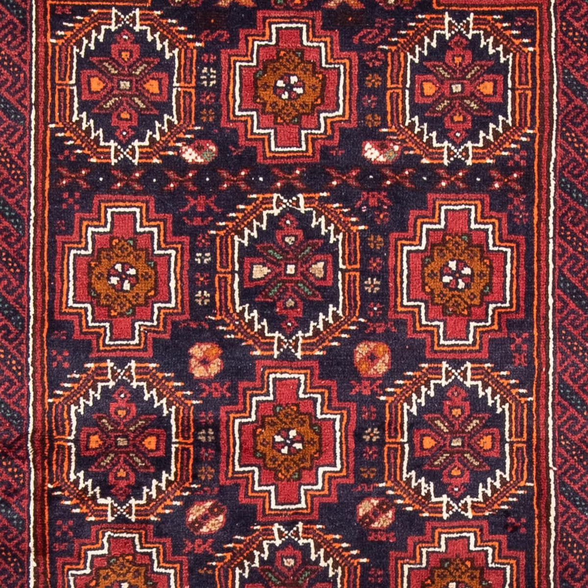 Loper Baluch tapijt - 193 x 101 cm - rood