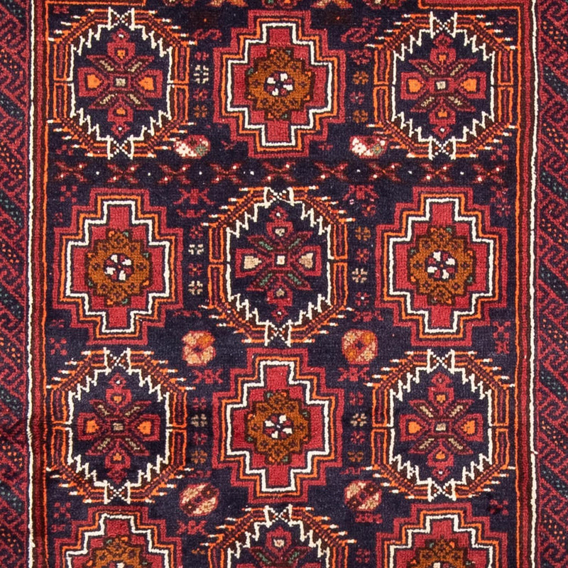 Loper Baluch tapijt - 193 x 101 cm - rood