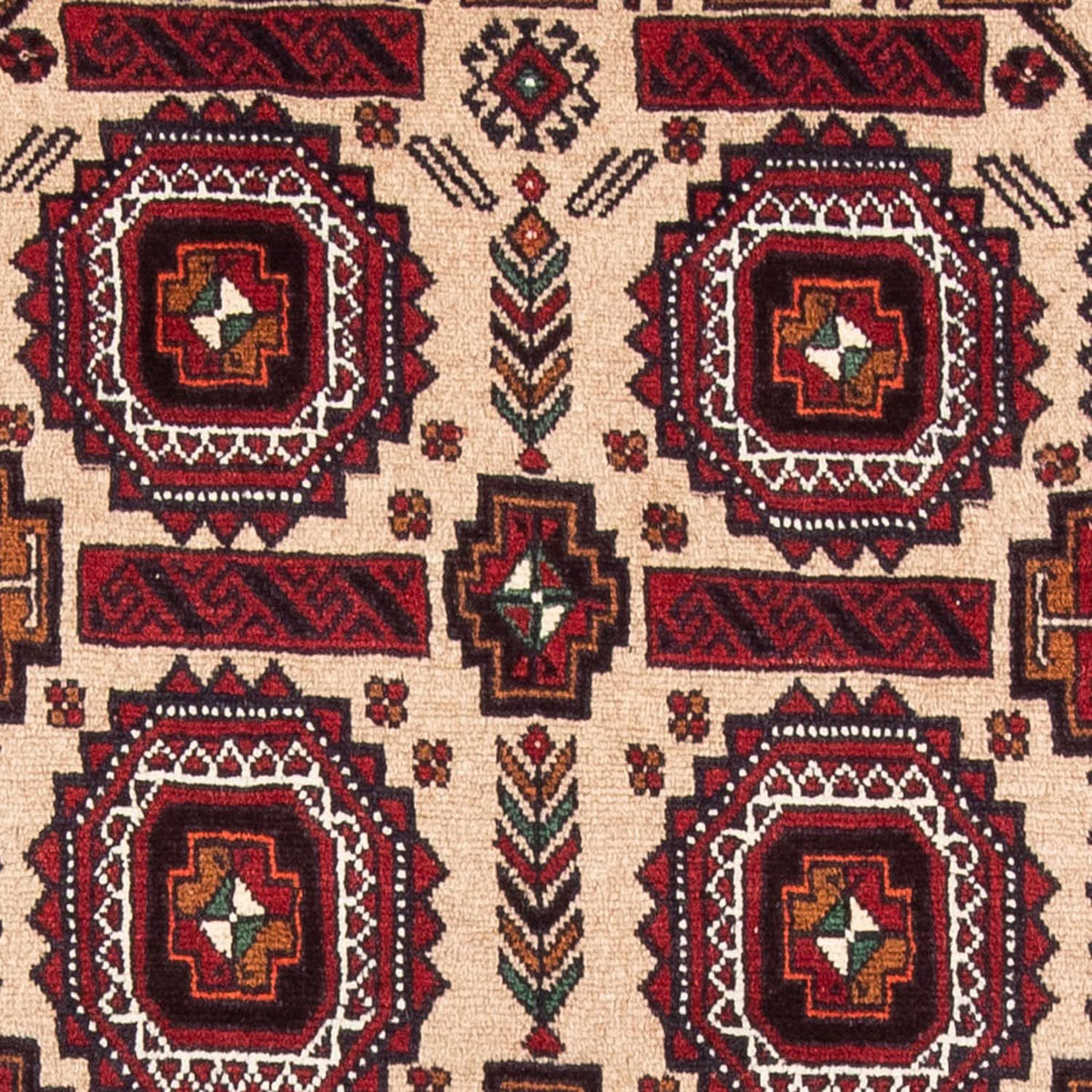 Loper Baluch tapijt - 190 x 104 cm - beige