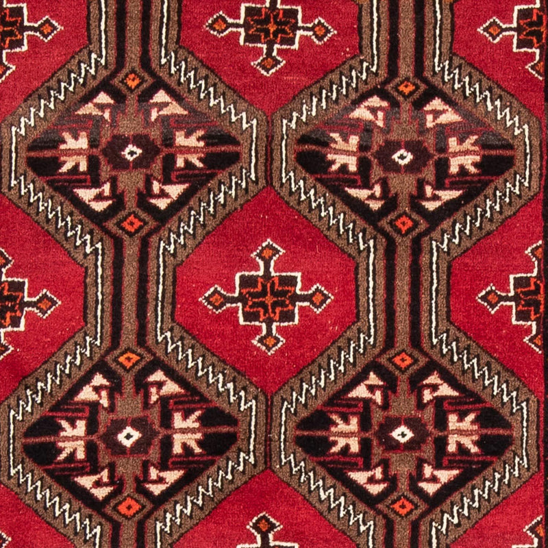 Loper Baluch tapijt - 194 x 100 cm - rood