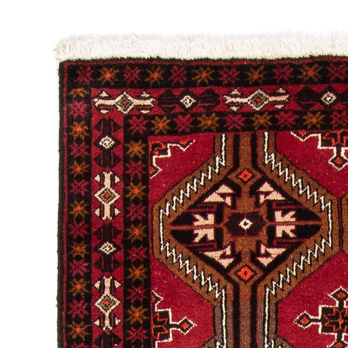 Loper Baluch tapijt - 194 x 100 cm - rood