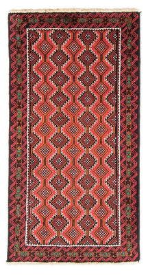 Loper Baluch tapijt - 188 x 98 cm - rood